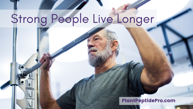 Strong People Live Longer: Plant Peptides for Seniors